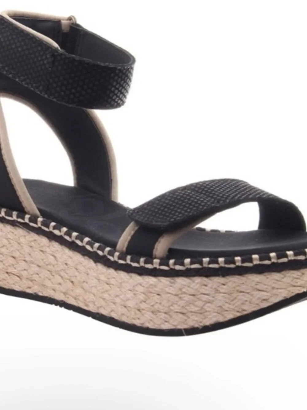 OTBT Reflector espadrilles Women's Black vacations beach casual office Y2K 11M